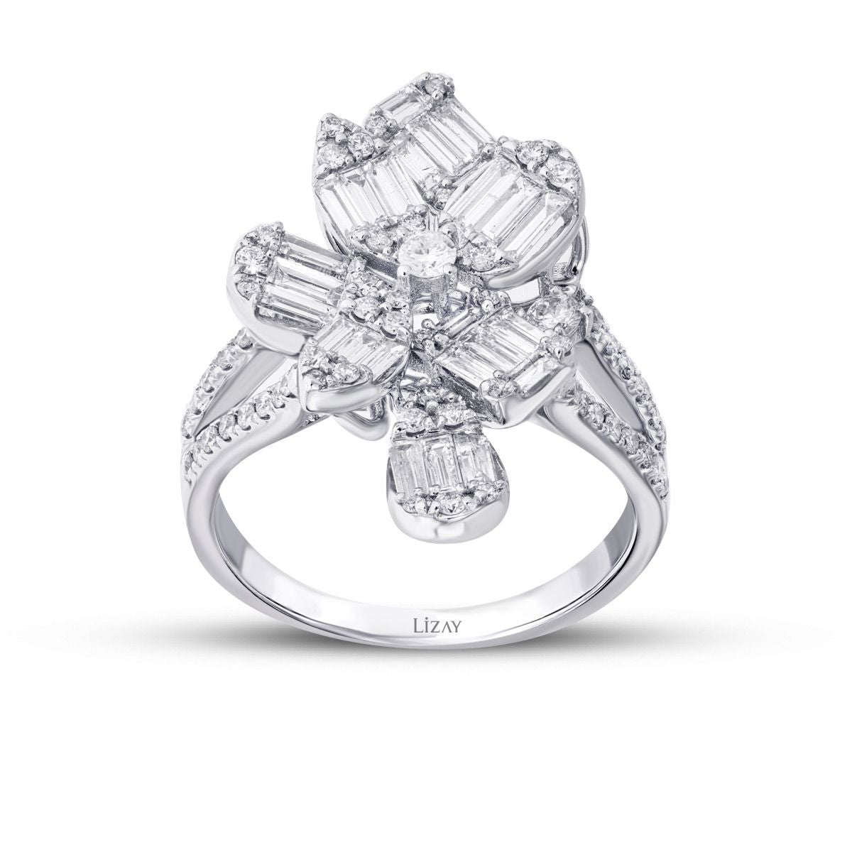 1.34 ct. Diamant Baguette Trend Ring