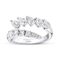 1.01 Karat Diamant Spiral Trend Ring