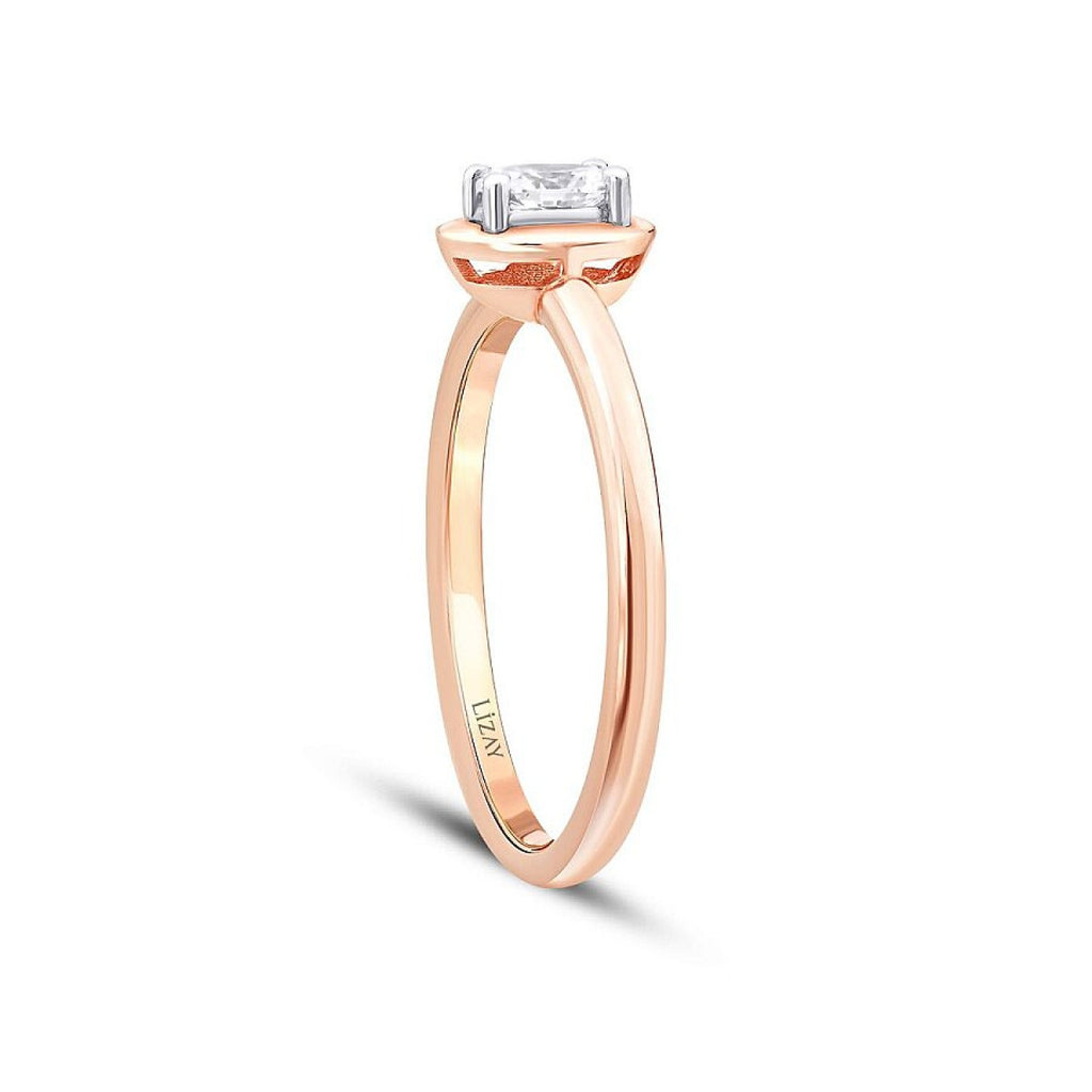 0.26 Karat Diamant Ovale Solitär Ring