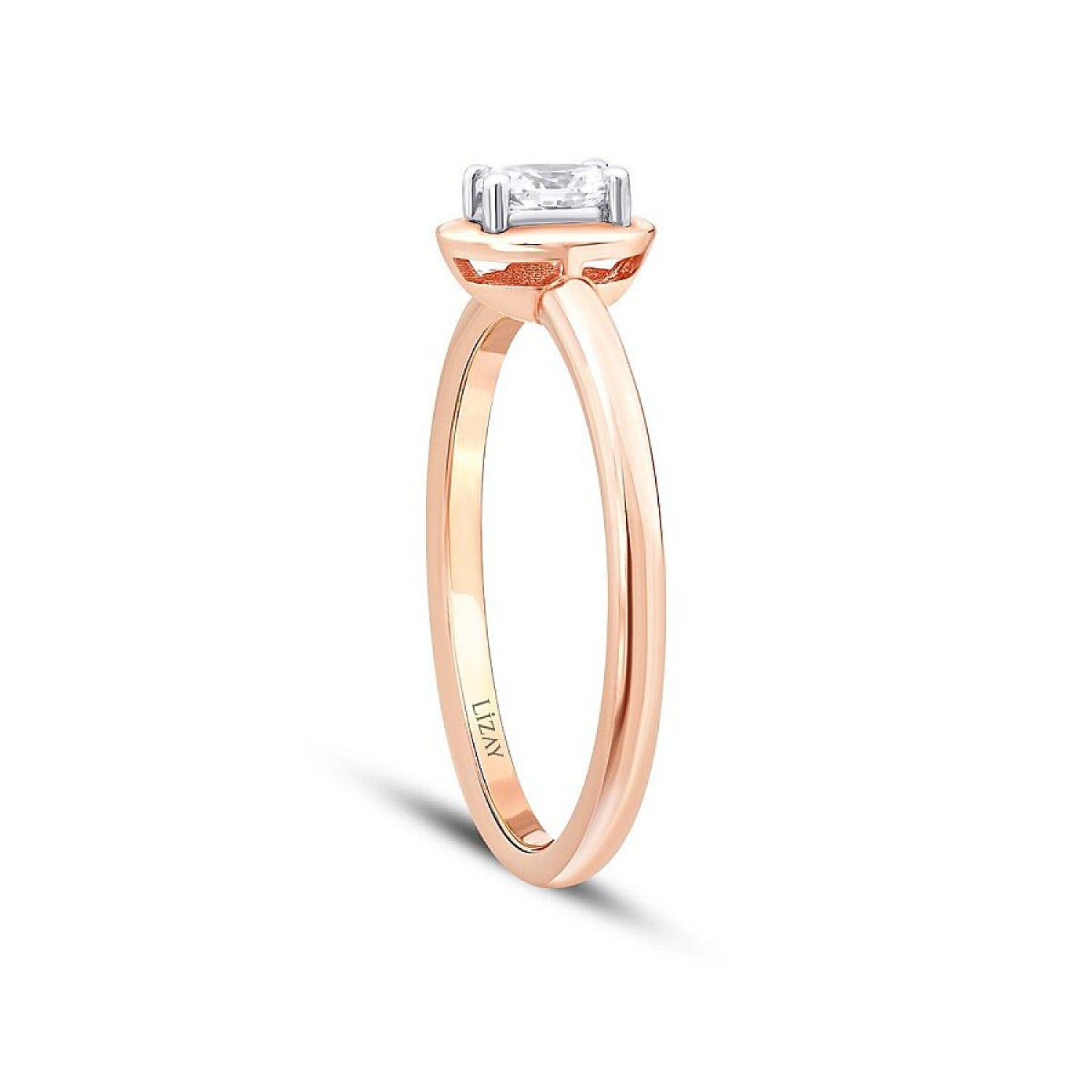 0.26 Karat Diamant Ovale Solitär Ring