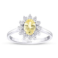 1.38 Karat Diamant Fancy Ring