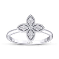 0.15 Karat Diamant Clover Ring