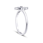 0.15 Karat Diamant Clover Ring