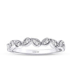 0.11 Karat Diamant Rund Stein Trend Ring