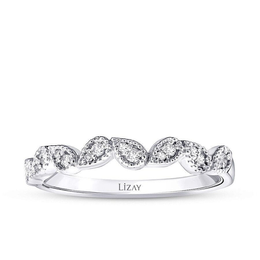 0.11 Karat Diamant Rund Stein Trend Ring