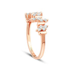 0.28 Karat Diamant Asymmetrisch Trend Ring