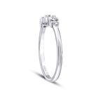 0.16 Karat Diamant Asymmetrisch Trend Ring