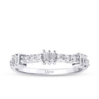 0.34 Karat Diamant Baguette Detailreiches Ring