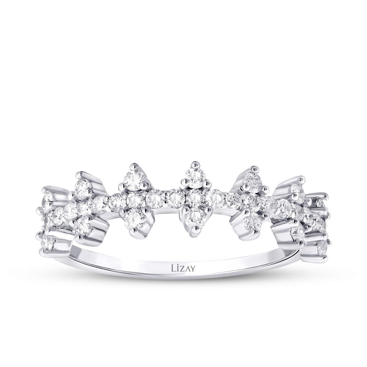 0.38 Karat Diamant Stein Trend Ring