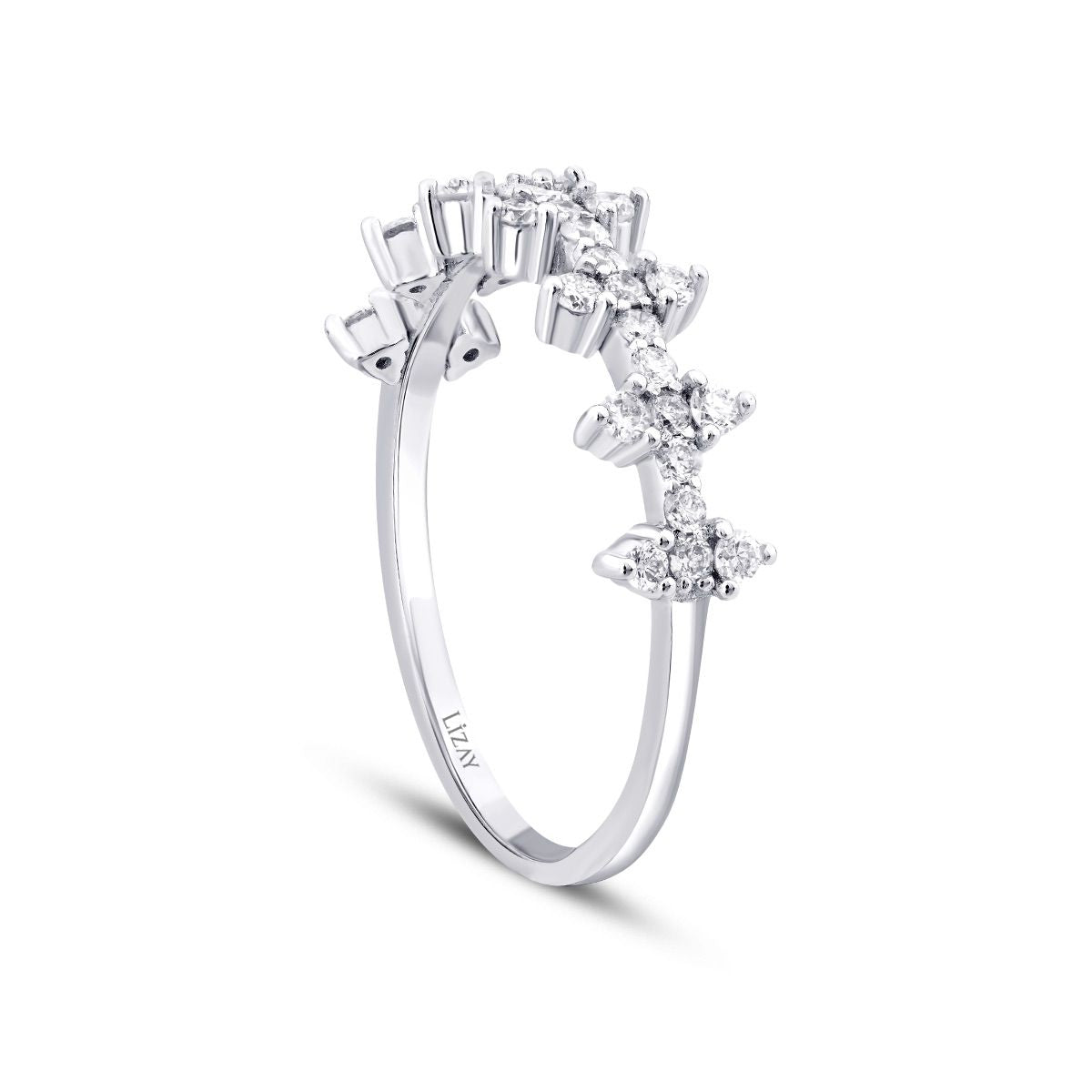 0.38 Karat Diamant Stein Trend Ring