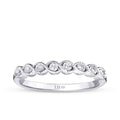 0.19 Karat Diamant Steinreihen Trend Ring