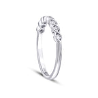 0.19 Karat Diamant Steinreihen Trend Ring