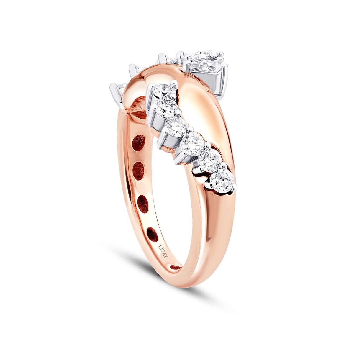 0.79 Karat Diamant Trend Ring