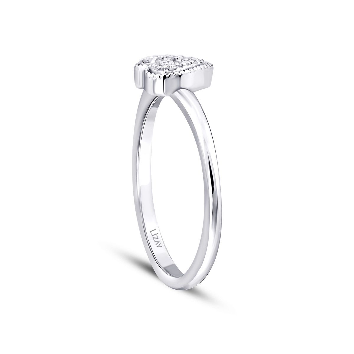 0.09 Karat Diamant Herz Ring
