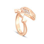 0.17 Karat Diamant Schlange Trend Ring