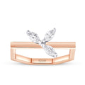 0.34 Karat Diamant Geometrisch Trend Ring