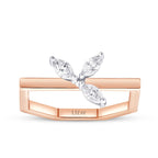 0.34 Karat Diamant Geometrisch Trend Ring