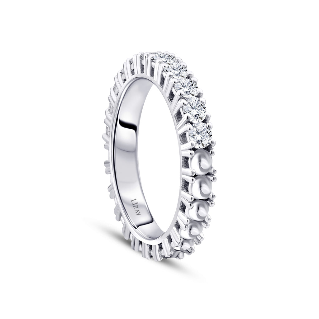 0.70 Karat Diamant Halb-Eternity Ring
