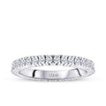 0.30 Karat Diamant Halb-Eternity Ring