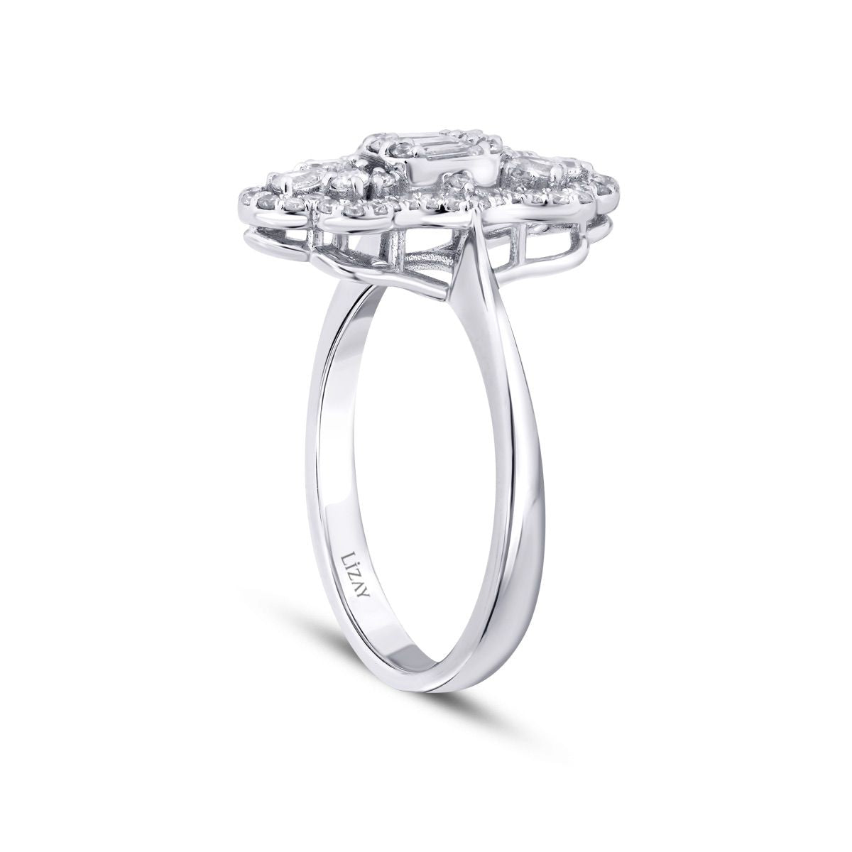 0.57 ct. Diamant Trend Baguette Ring