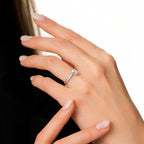 0.30 ct. Diamant Tropfen Solitär Verlobungsring