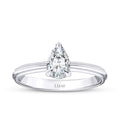 0.60 ct. Diamant Tropfen Solitär Verlobungsring