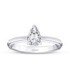 0.60 ct. Diamant Tropfen Solitär Verlobungsring