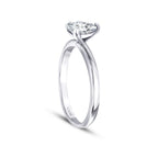 0.70 ct. Diamant Tropfen Solitär Verlobungsring