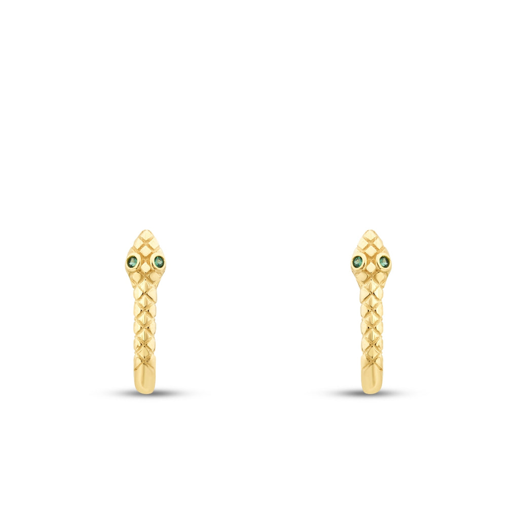 Gold Schlange Creolen