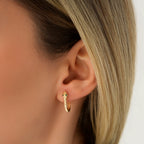 Gold Schlange Creolen