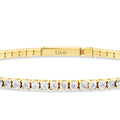 Gold Tennis Armband mit Verschluss