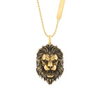 Gold Lion Motif Halskette
