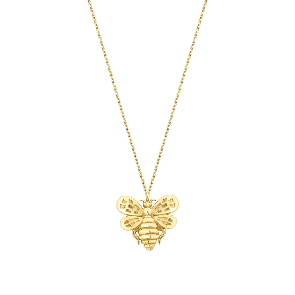 Gold Biene Halskette