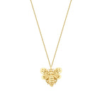 Gold Biene Halskette