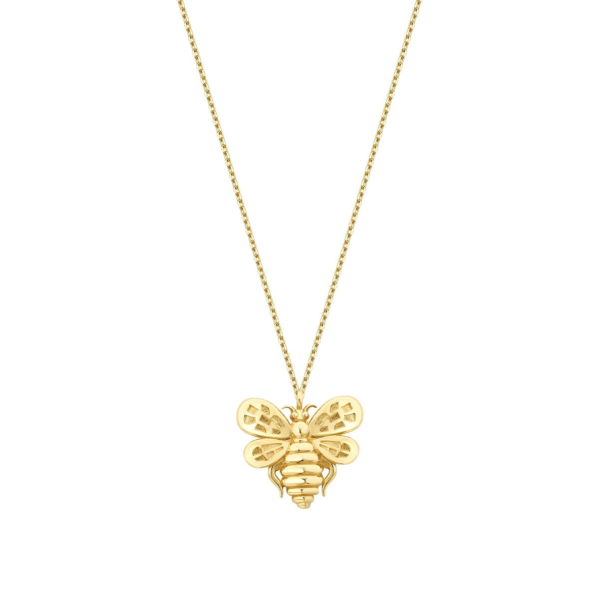 Gold Biene Halskette