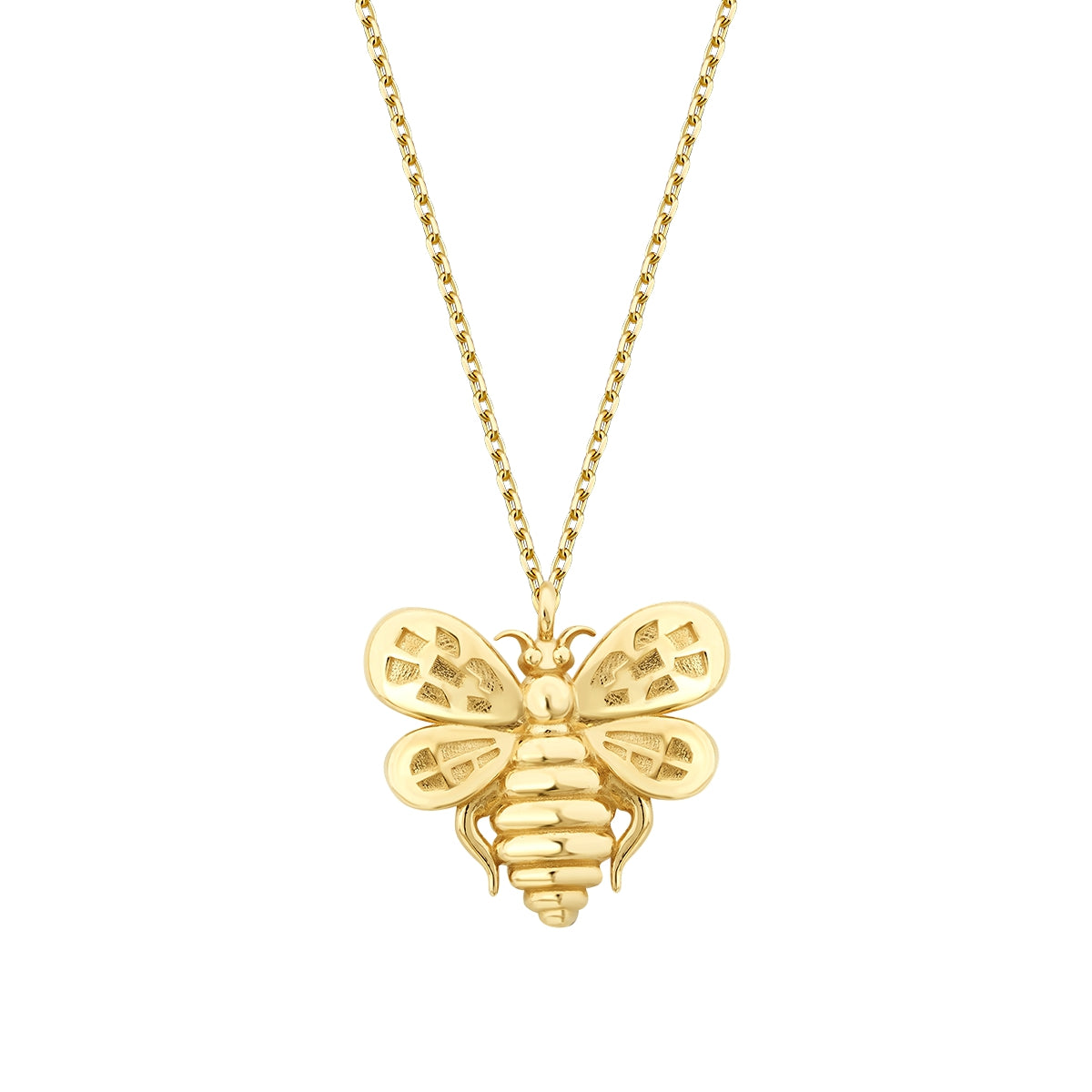 Gold Biene Halskette
