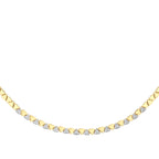 Gold Dreiecksform Stein Trend Halskette