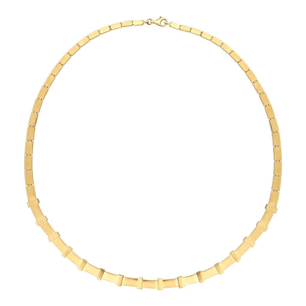 Gold Detailliert Trend Halskette
