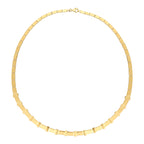 Gold Detailliert Trend Halskette
