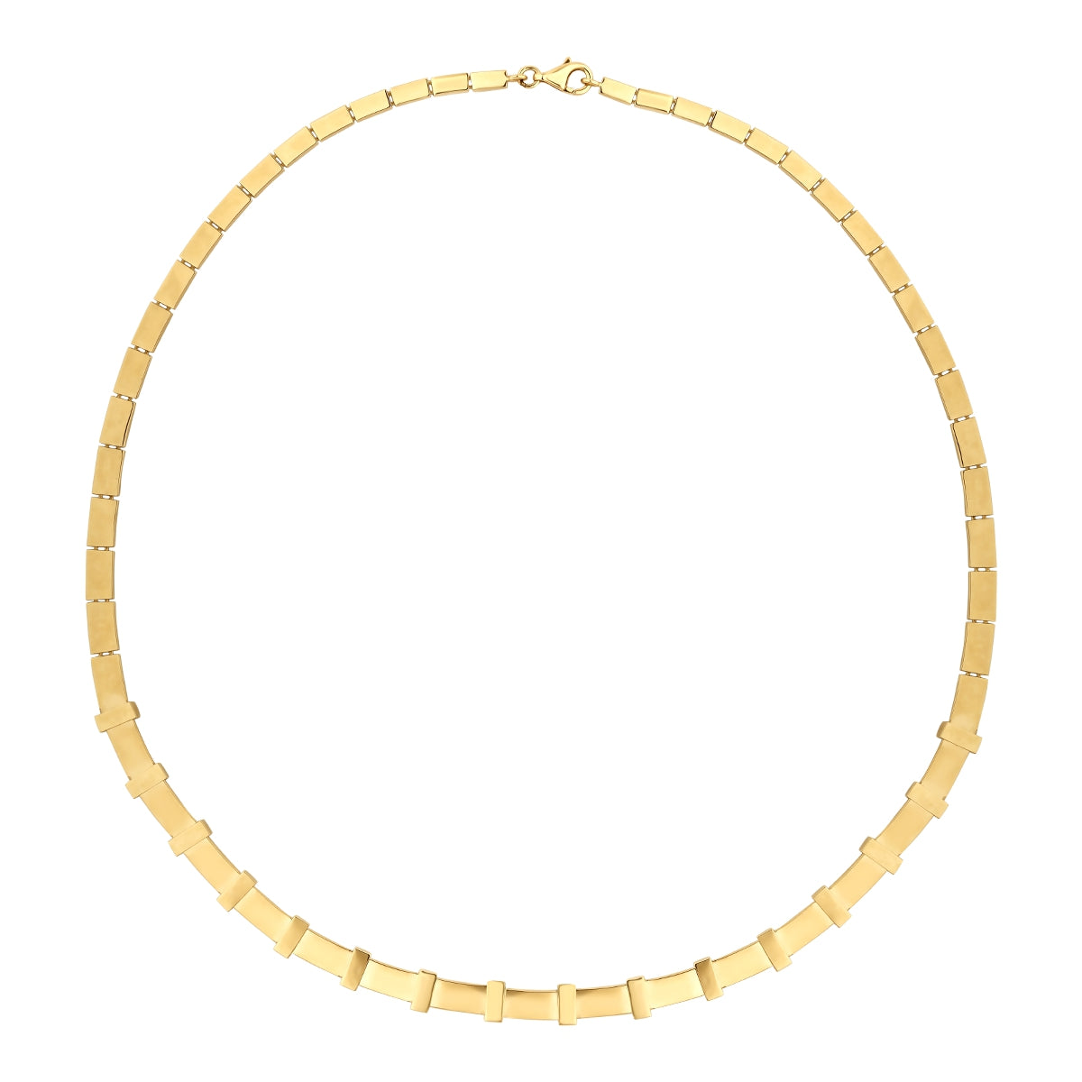Gold Detailliert Trend Halskette