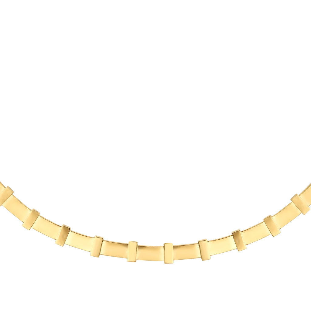 Gold Detailliert Trend Halskette