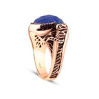 Gold Lapislazuli Herren Ring