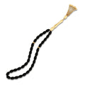 Gold Onyx mattschwarze Gebetskette