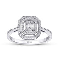 0.57 Karat Diamant Baguette Ring