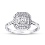 0.57 Karat Diamant Baguette Ring