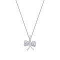 0.18 Karat Diamant Bow Halskette