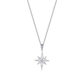 0.04 ct. Diamant Stern Halskette