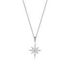 0.04 ct. Diamant Stern Halskette