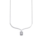 0.26 ct. Diamant Baguette Trend Halskette
