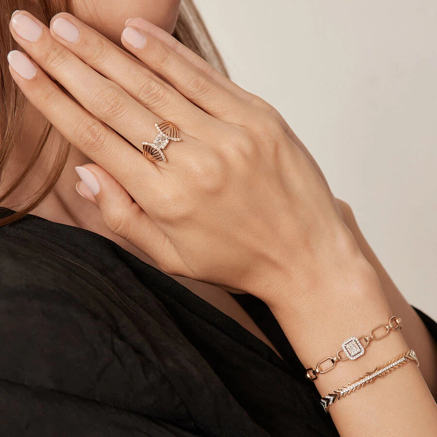 0.26 ct. Diamant Baguette Armband